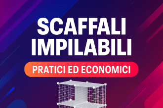 scaffali impilabili