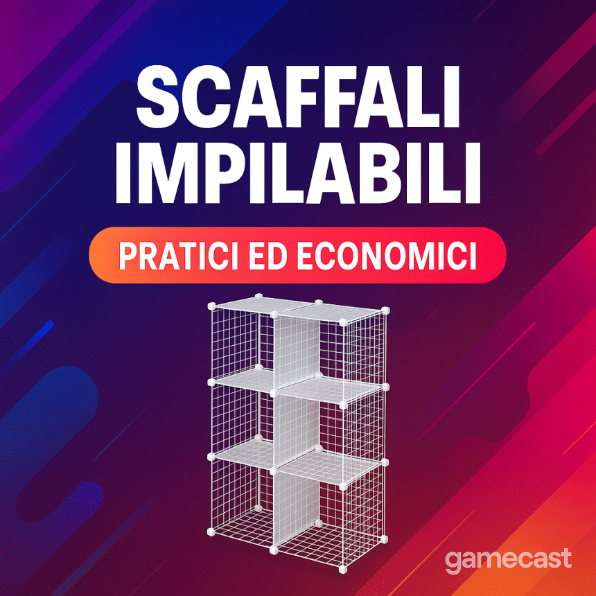 scaffali impilabili