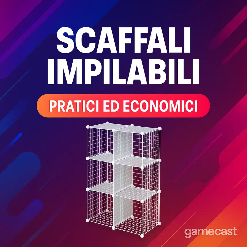 scaffali impilabili