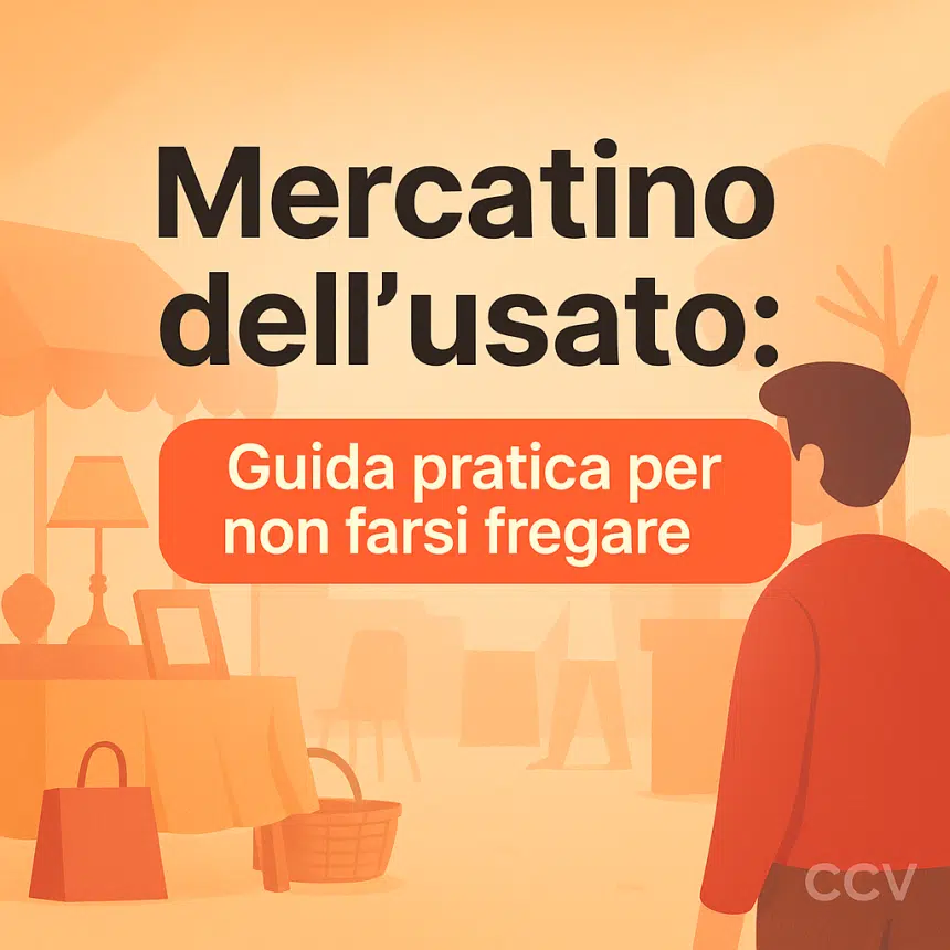 Guida pratica per non farsi fregare al mercatino dell’usato