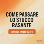 Stucco rasante come passarlo