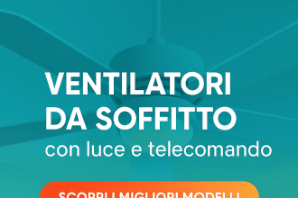 Ventilatori da soffitto con luce e telecomando