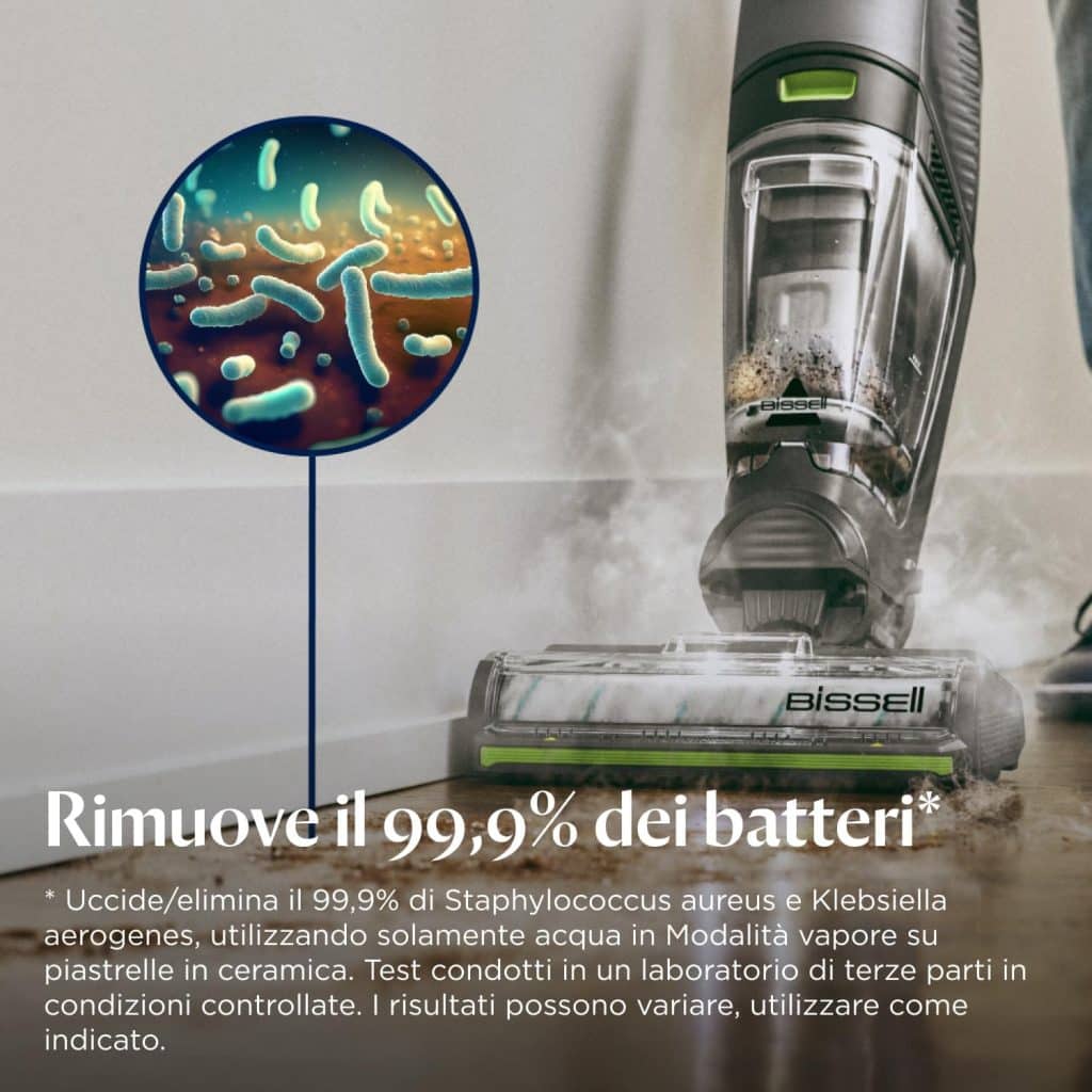 BISSELL CrossWave HydroSteam PET | lavapavimenti 