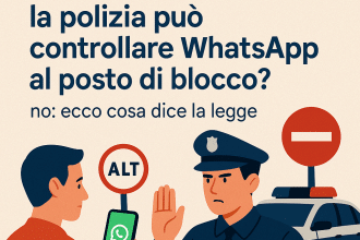 La polizia può controllare WhatsApp al posto di blocco (2)