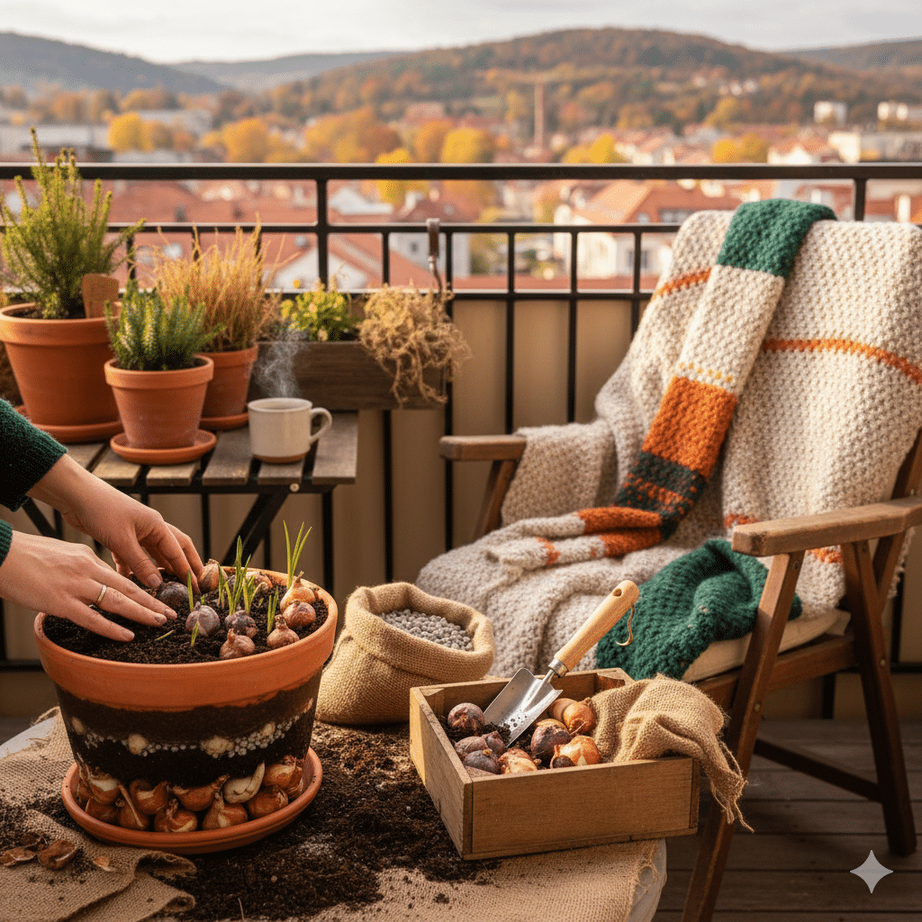 giardino balcone autunno cosa piantare ora